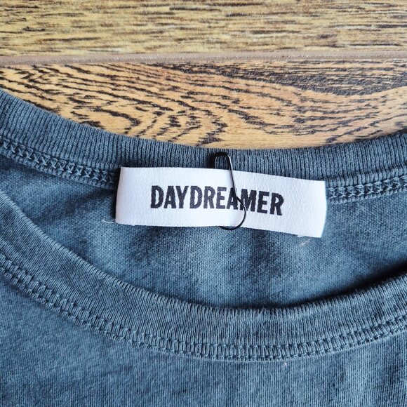 Daydreamer USA Nirvana Flower Heart Crew Longsleeve Vintage Black Cotton - Picture 11 of 16